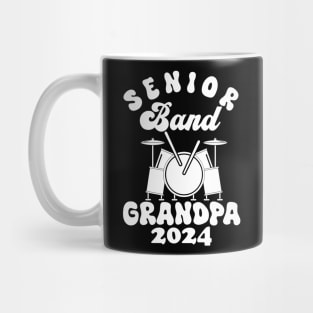 senior Band Grandpa 2024 Funny grandpa grandfather Mug